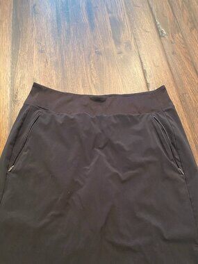 Athleta Soho Skort Womens 16 Black Athletic Outdoor Golf Casual